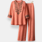 P|H - Embroidered Tunic And Pants Set Susan