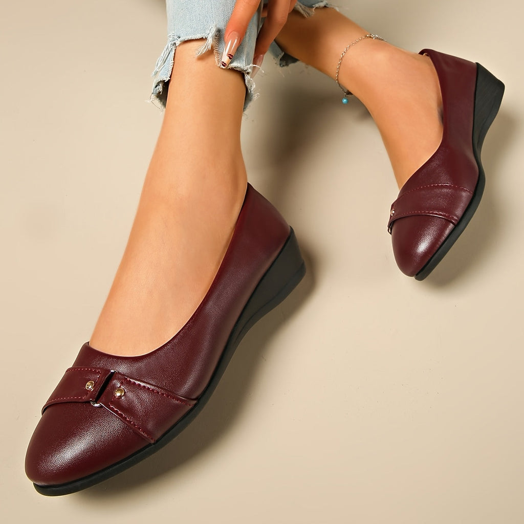 P|H - Cushioned Wedge Comfort Flats Evelyn