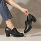 P|H - Block Heel Comfort Loafers Judith