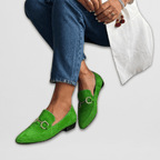 P|H - Vivid Suede Bit Loafers Sandra