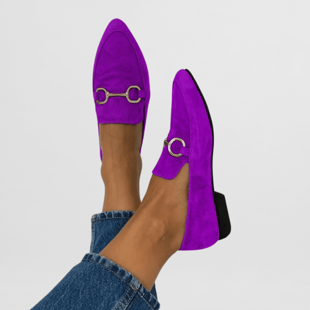 P|H - Vivid Suede Bit Loafers Sandra