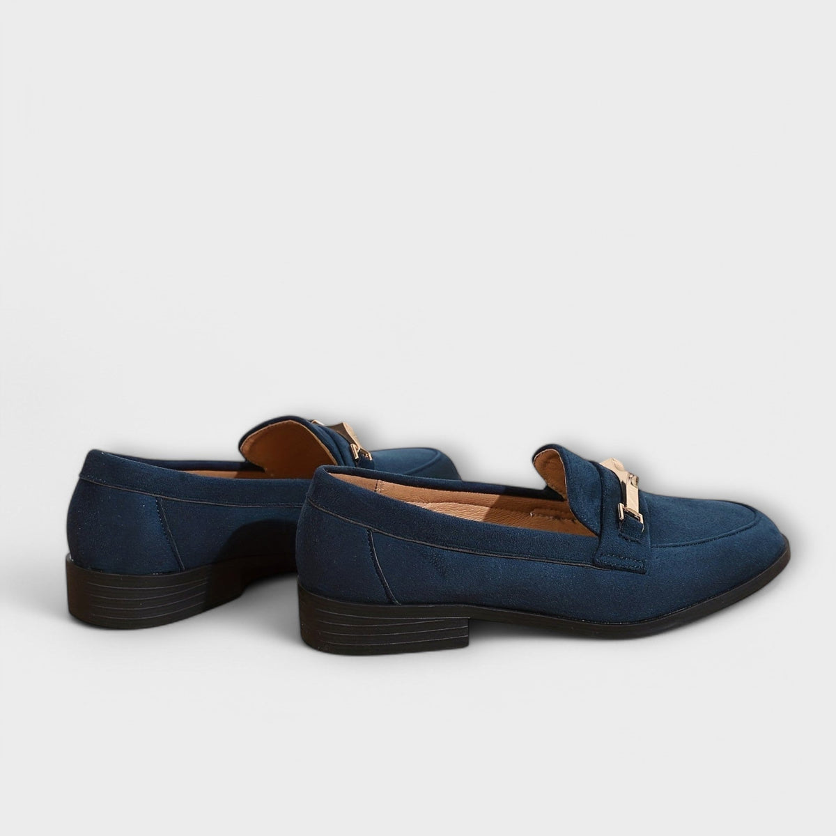 P|H - Gold Chain Suede Loafers Grace