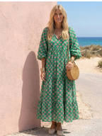 P|H - Floral Print Midi Dress Fiora