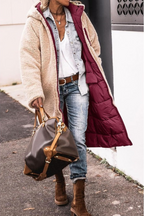 P|H - Reversible Hooded Puffer Coat for Women Nancy