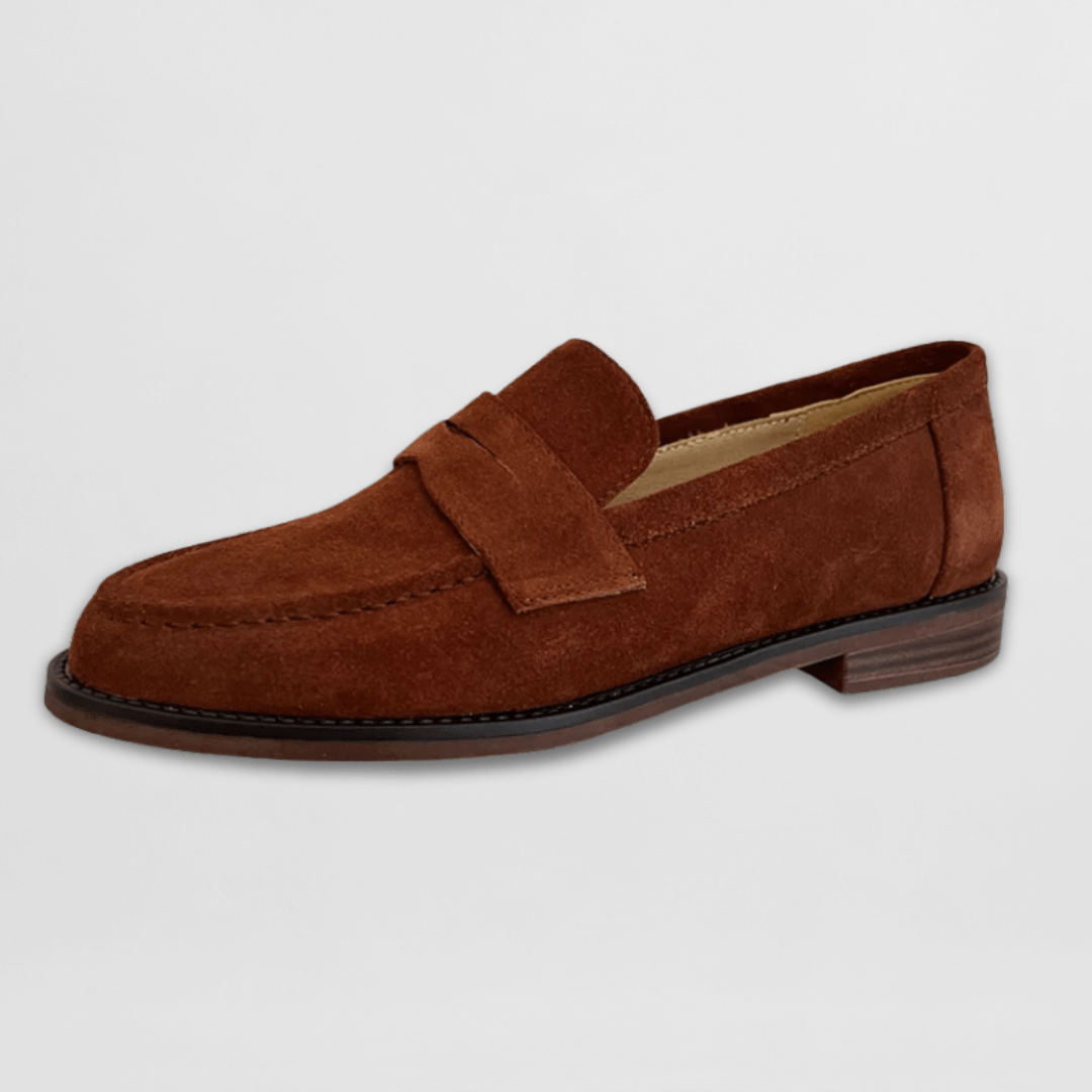 P|H - Retro Suede Penny Loafers Ruth