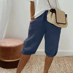 P|H - Drawstring Capri Shorts Camille