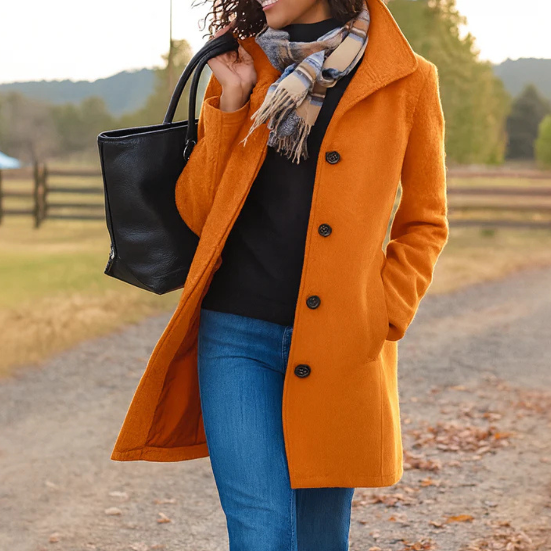 P|H - Classic Single-Breasted Coat Joyce