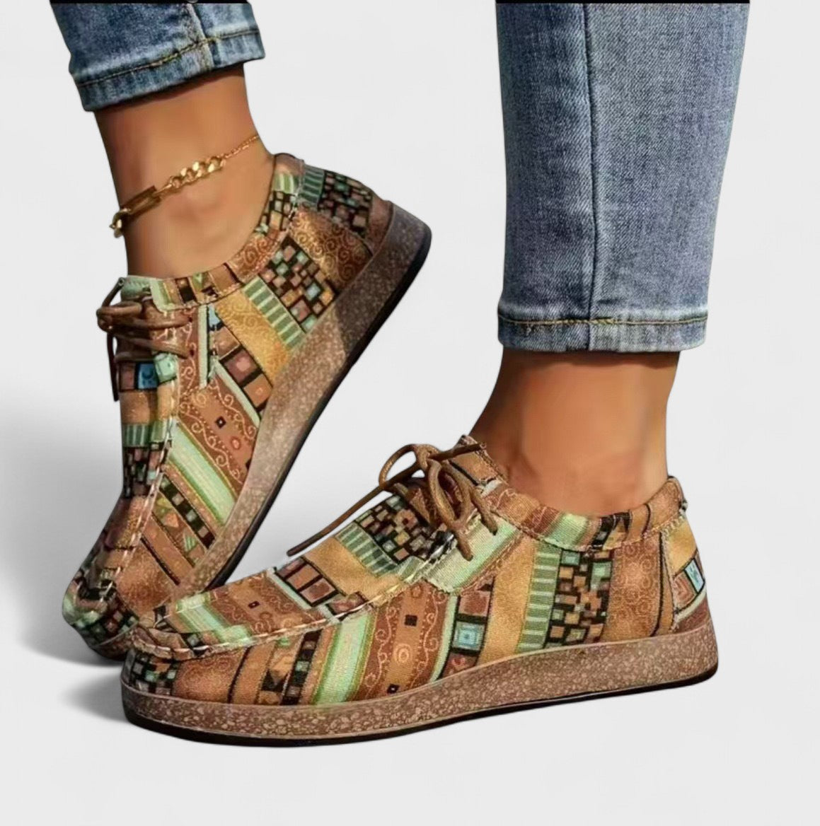 P|H - Bohemian Patchwork Comfort Sneakers Carol
