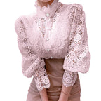 P|H - Long Sleeve Lace Detail Shirt Tove