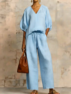 P|H - Relaxed Elegant Two-Piece Set Valencia