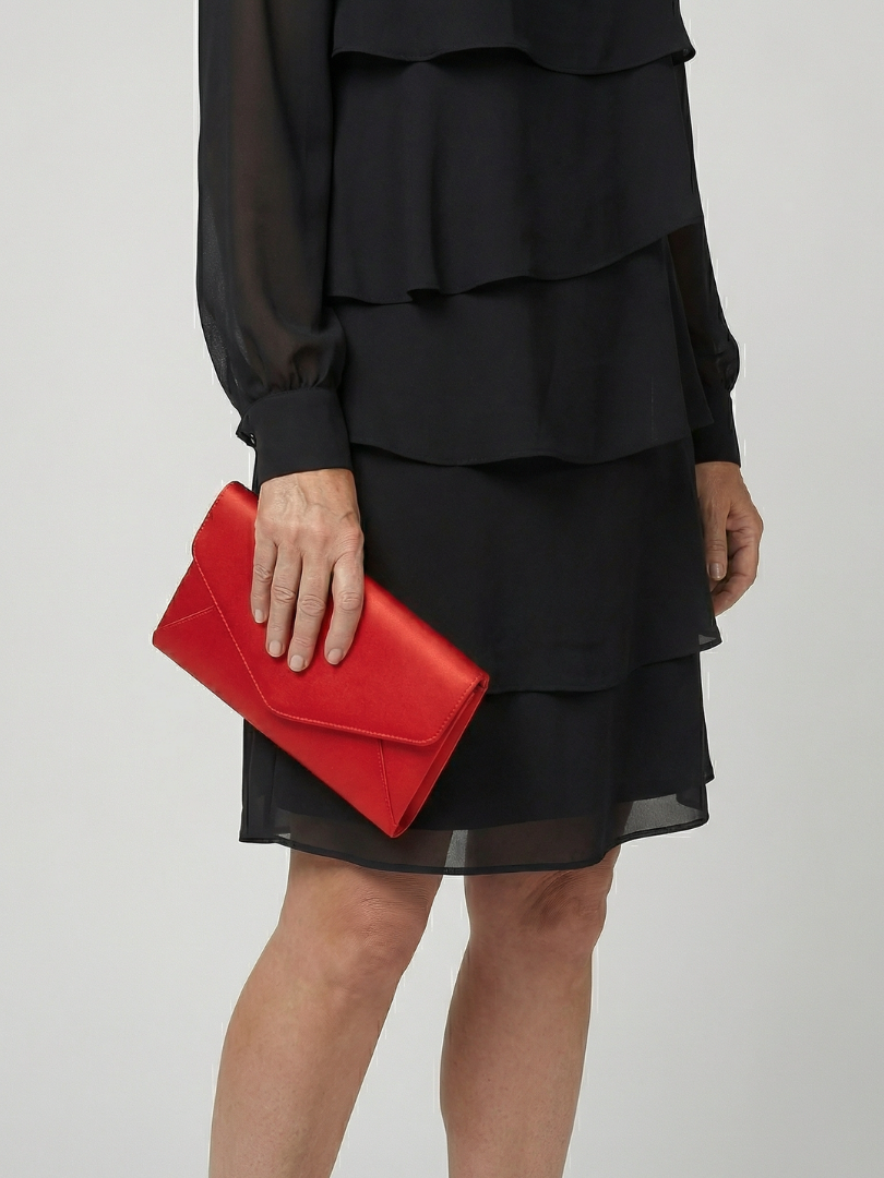 P|H - Layered Knee-Length Dress Lila