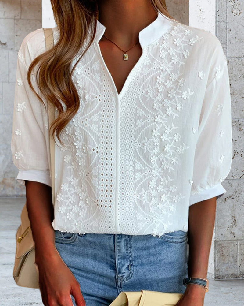 P|H - Elegant Puff Sleeve Blouse Ella