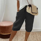 P|H - Drawstring Capri Shorts Camille