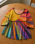 P|H - Sunburst Patchwork Tunic Top Pamela