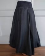 P|H - Wide-Leg Smocked Waist Trousers Emma