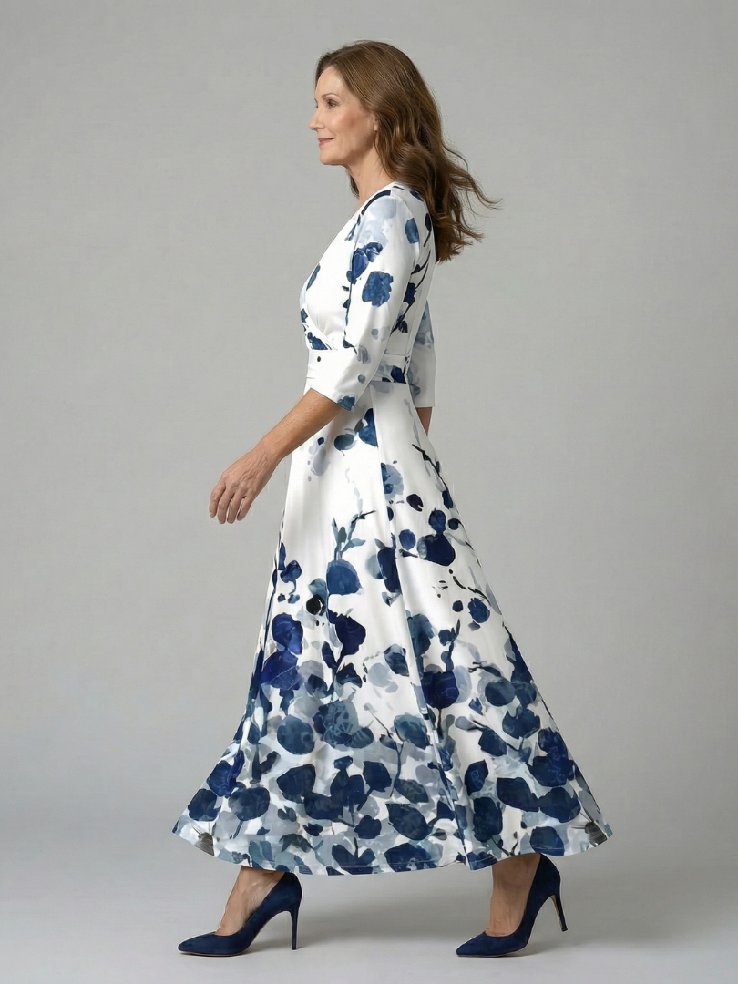 P|H - Tiered Midi Dress Celine
