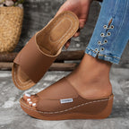 P|H - Orthopedic Wedge Slide Sandals Ruth