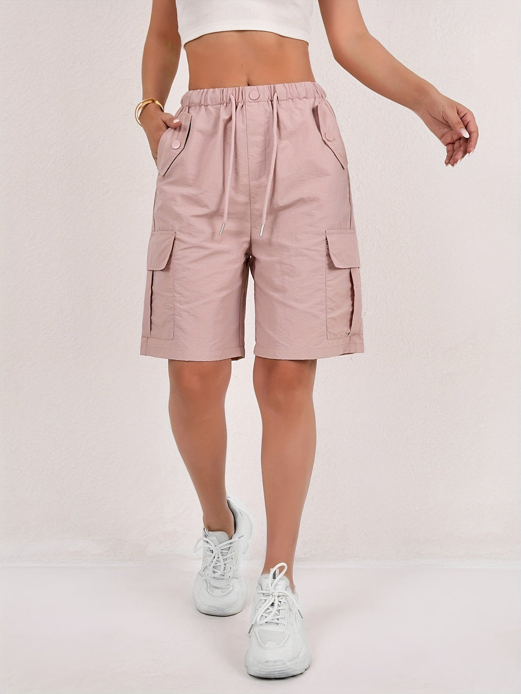 P|H - Lightweight Quick-Dry Cargo Shorts Daisy