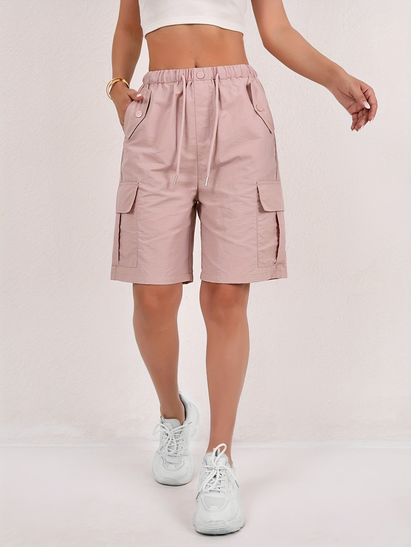 P|H - Lightweight Quick-Dry Cargo Shorts Daisy