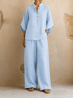 P|H - Relaxed Batwing Two-Piece Set Carol