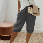 P|H - Drawstring Capri Shorts Camille