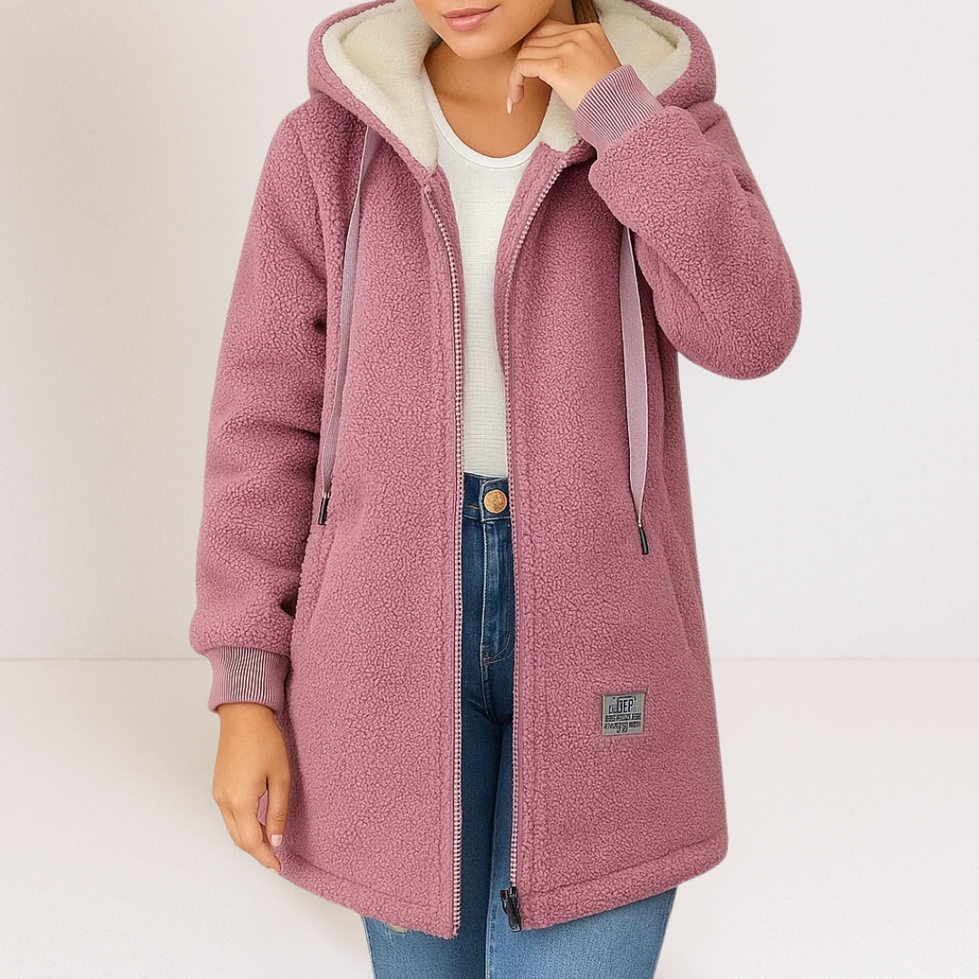 P|H - Plush Fleece Hooded Jacket for Women Susan