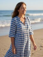 P|H - Diamond Print Midi Dress Elodie
