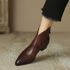 P|H - Elegant Leather Ankle Boots Natalie
