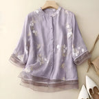 P|H - Embroidered Cotton Top Mila