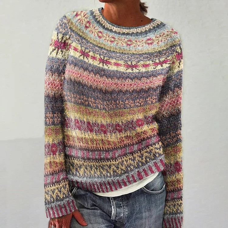 P|H - Heather Multi Fair Isle Knit Sweater Gloria