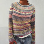 P|H - Heather Multi Fair Isle Knit Sweater Gloria