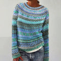 P|H - Ocean Multi Fair Isle Knit Sweater Margaret