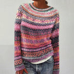 P|H - Rose Multi Fair Isle Knit Sweater Diane