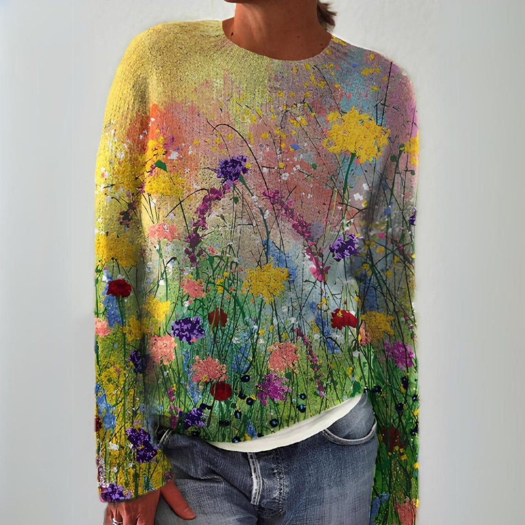 P|H - Watercolor Meadow Knit Sweater Theresa
