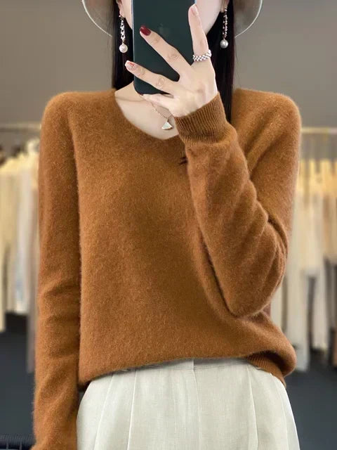 P|H - Classic V-Neck Knit Sweater Cynthia