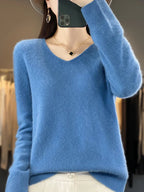 P|H - Classic V-Neck Knit Sweater Cynthia