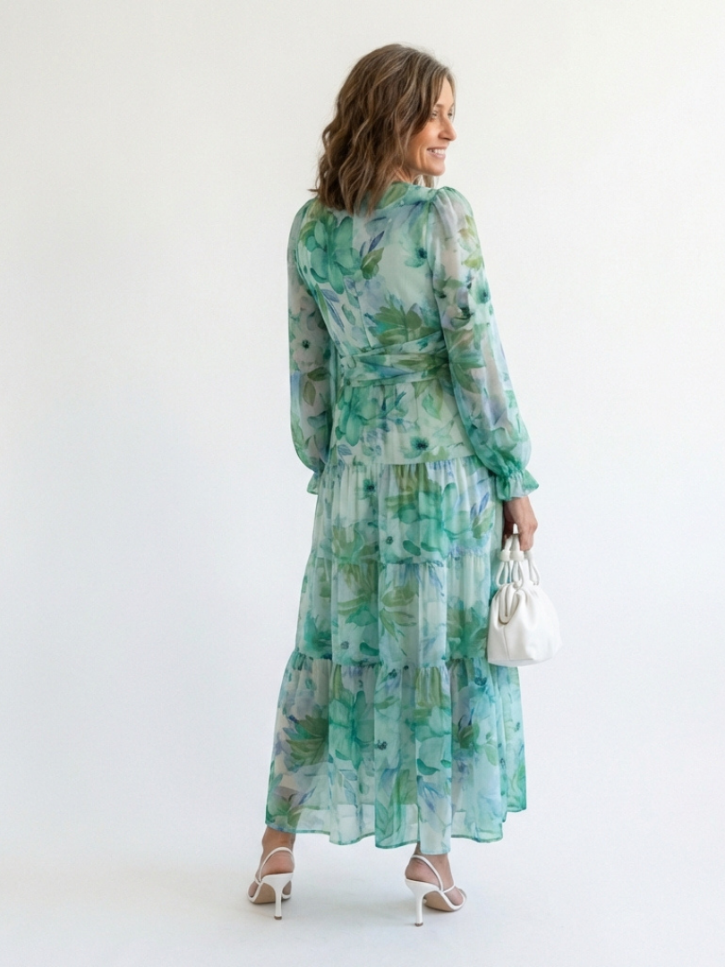 P|H - Long Sleeve Floral Maxi Dress Althea