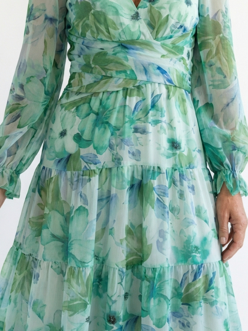 P|H - Long Sleeve Floral Maxi Dress Althea