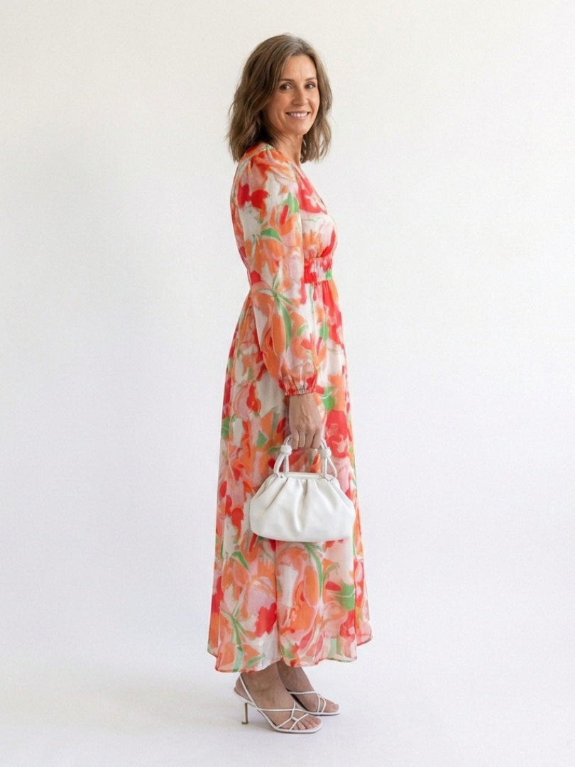 P|H - Long Sleeve Floral Maxi Dress Althea