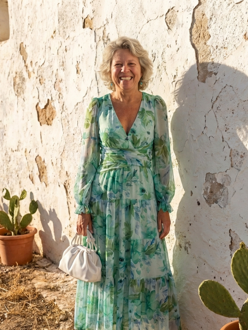 P|H - Long Sleeve Floral Maxi Dress Althea