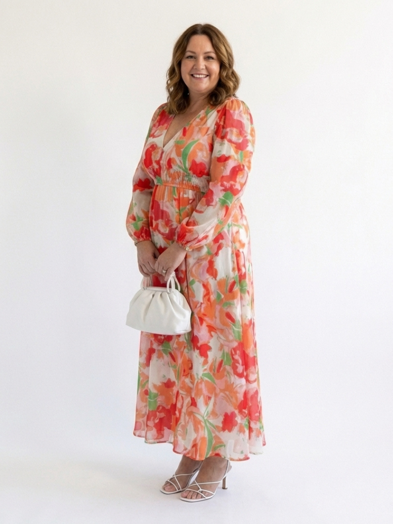 P|H - Long Sleeve Floral Maxi Dress Althea