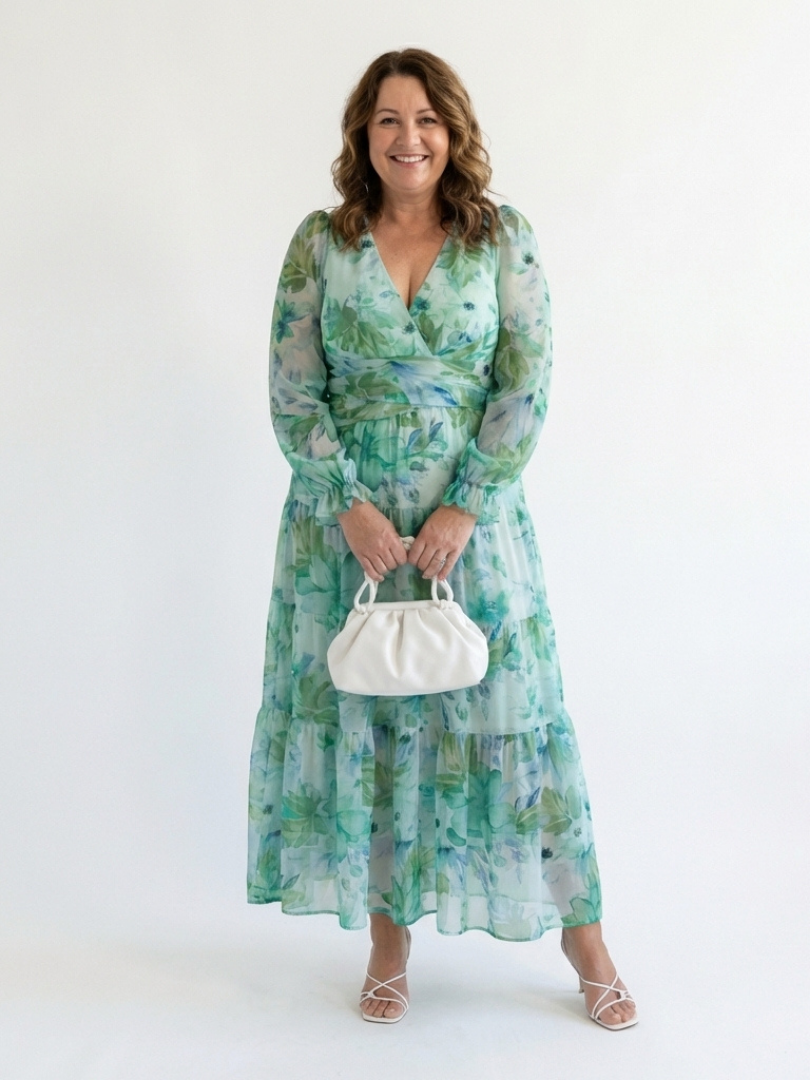 P|H - Long Sleeve Floral Maxi Dress Althea