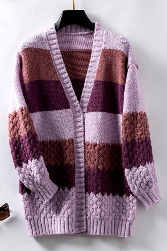 P|H - Bobble Stripe Slouchy Cardigan Brenda