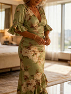 P|H - Floral Ruffle Maxi Dress Nancy