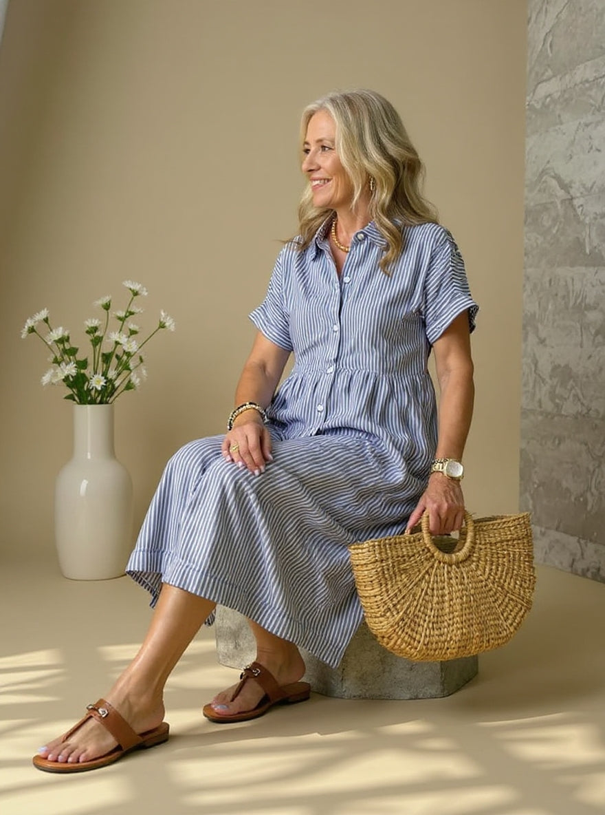 P|H - Striped Dress Claire