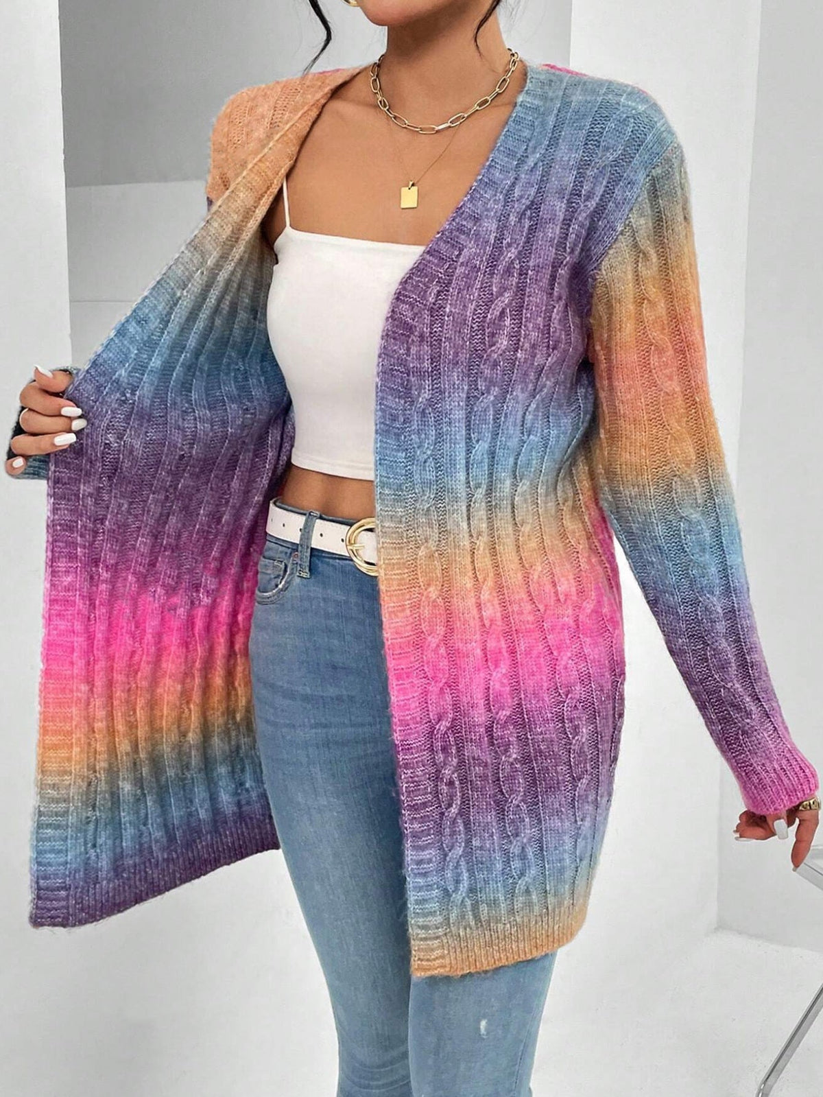 P|H - Ombré Duster Knit Cardigan Barbara