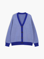 P|H - Chevron Contrast Trim Cardigan Carol