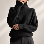 P|H - Diamond Knit Turtleneck Sweater for Women Margaret