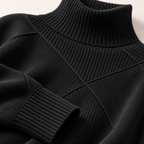 P|H - Diamond Knit Turtleneck Sweater for Women Margaret