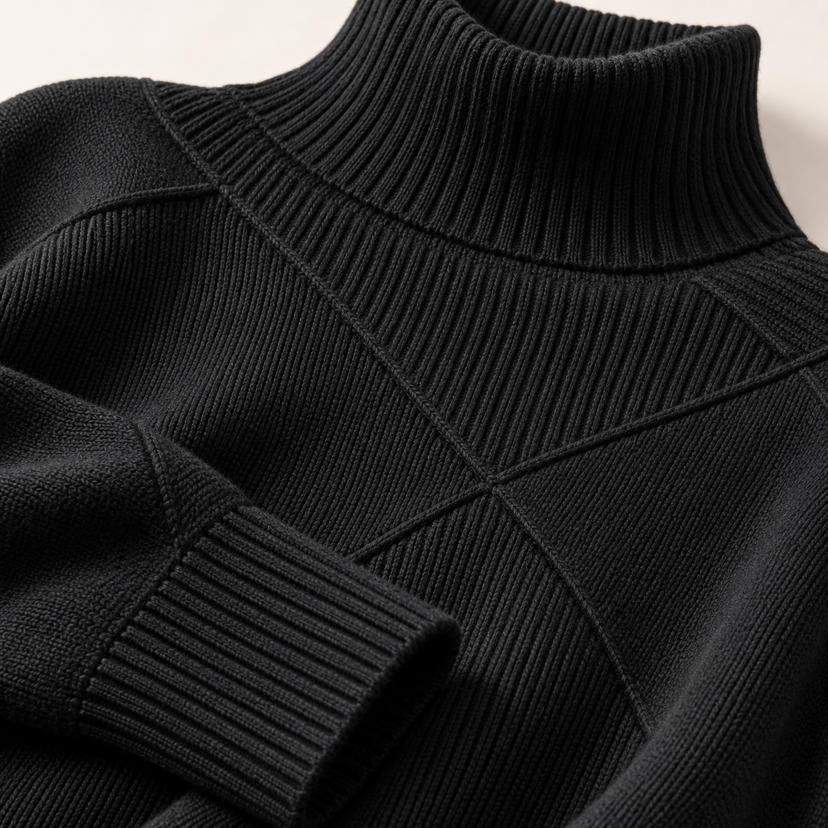 P|H - Diamond Knit Turtleneck Sweater for Women Margaret